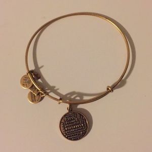 Alex and ani positive is the way I live bracelet